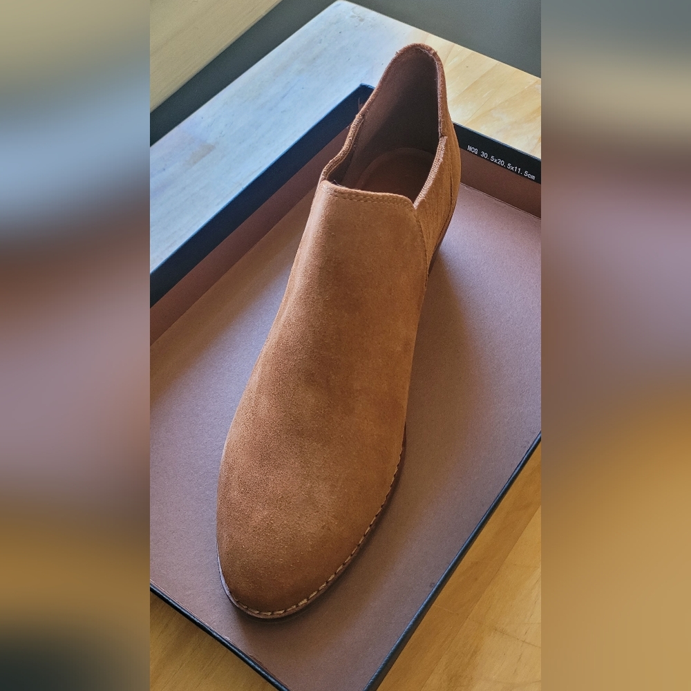 Coach suede ankle boots *price reduced*